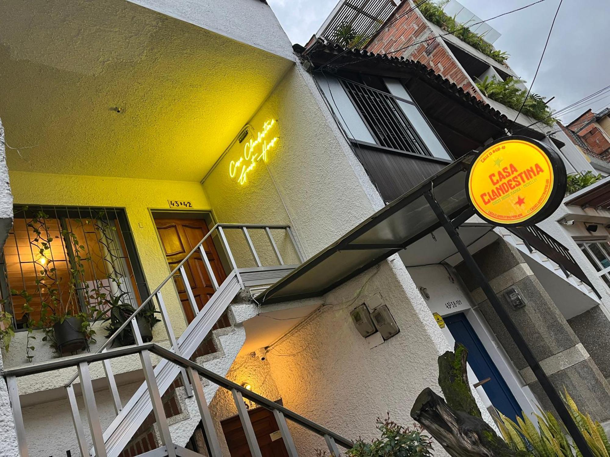 Casa Clandestina Guest House Medellín Exterior foto